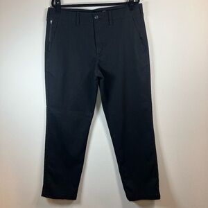 Eddie Bauer Flex Wrinkle Resistant Classic Sport Chino Pants Black Mens Sz 36x33
